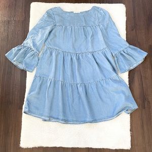 Beach lunch lounge Chambray Tunic Top Dress